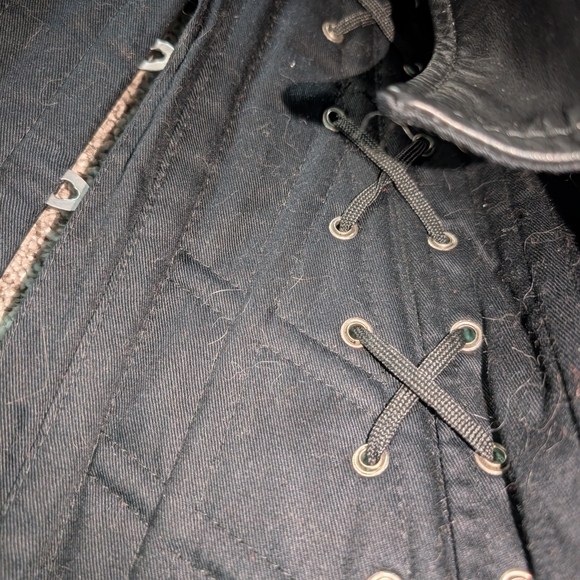 100% Real Leather Women's Black Corset - Picture 12 of 12